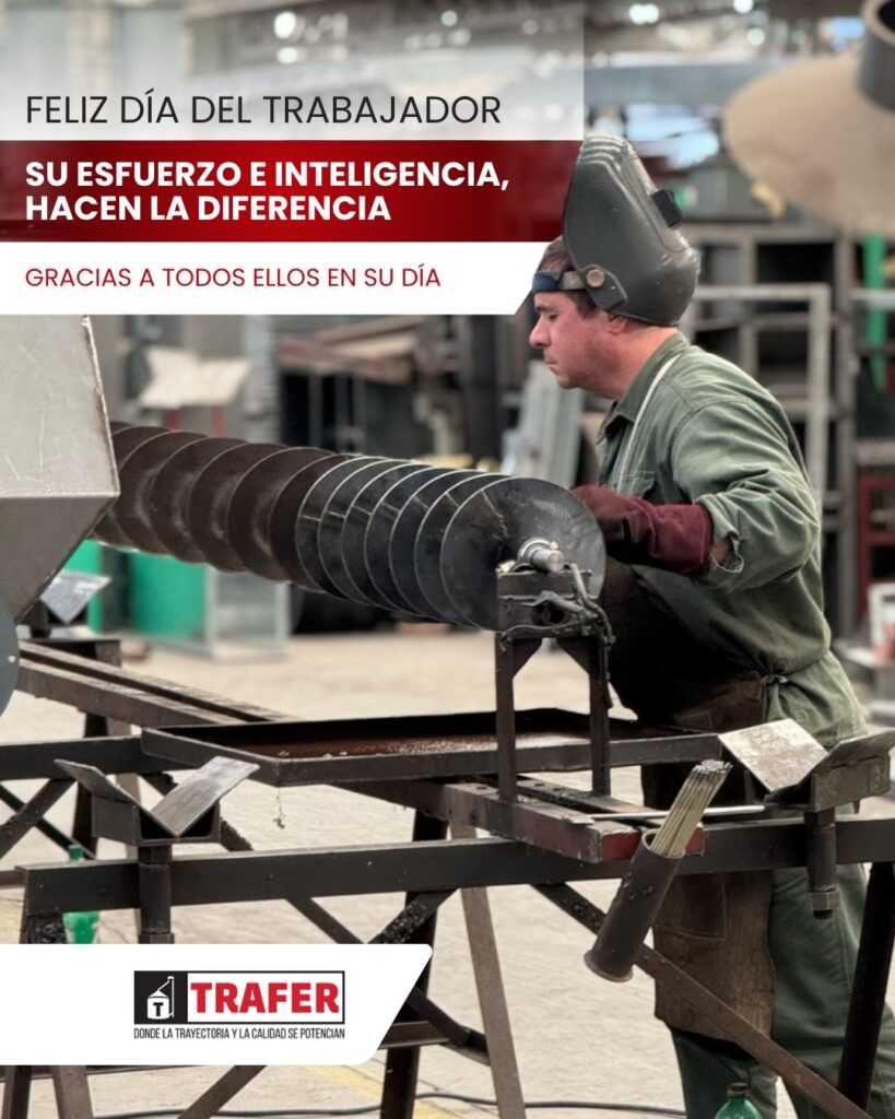 Trafer les desea feliz día del trabajador